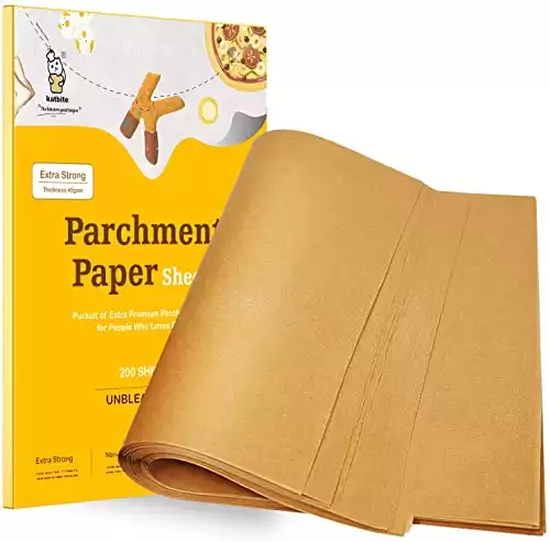 9x13 inch Heavy Duty Unbleached Parchment Paper