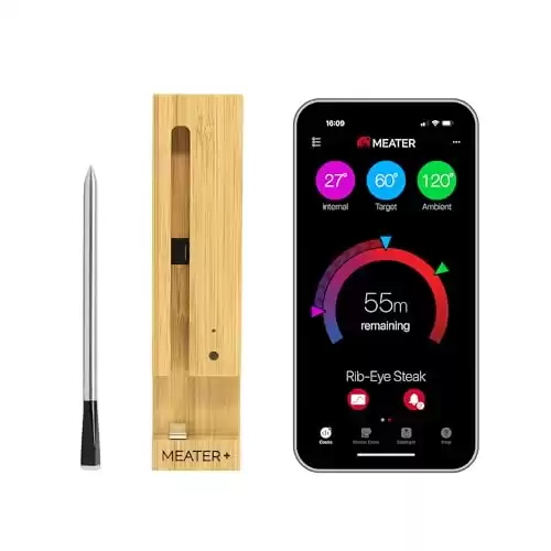 MEATER Plus: Smart Meat Thermometer with Bluetooth Booster