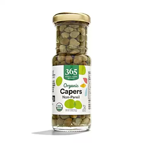 Organic Nonpareil Capers, 2 Ounce